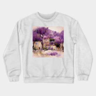 Provence watercolor Crewneck Sweatshirt